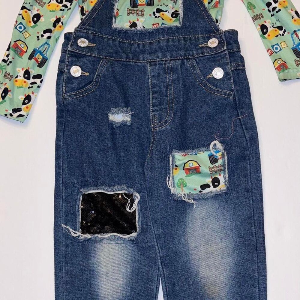 Unbranded Toddler Girl multi Dungarees-overalls